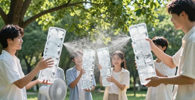 大冰块降温方法_南岸区夏季防暑降温大冰块_大冰块户外活动使用时长